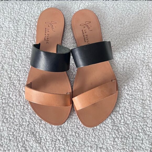 Joie Double Strap Slip On Sandals Size 7.5 - Picture 3 of 9